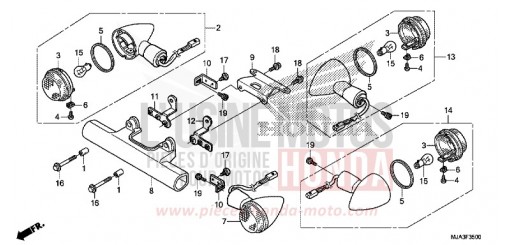 WINKER (VT750C/CA/CS) VT750CSD de 2013